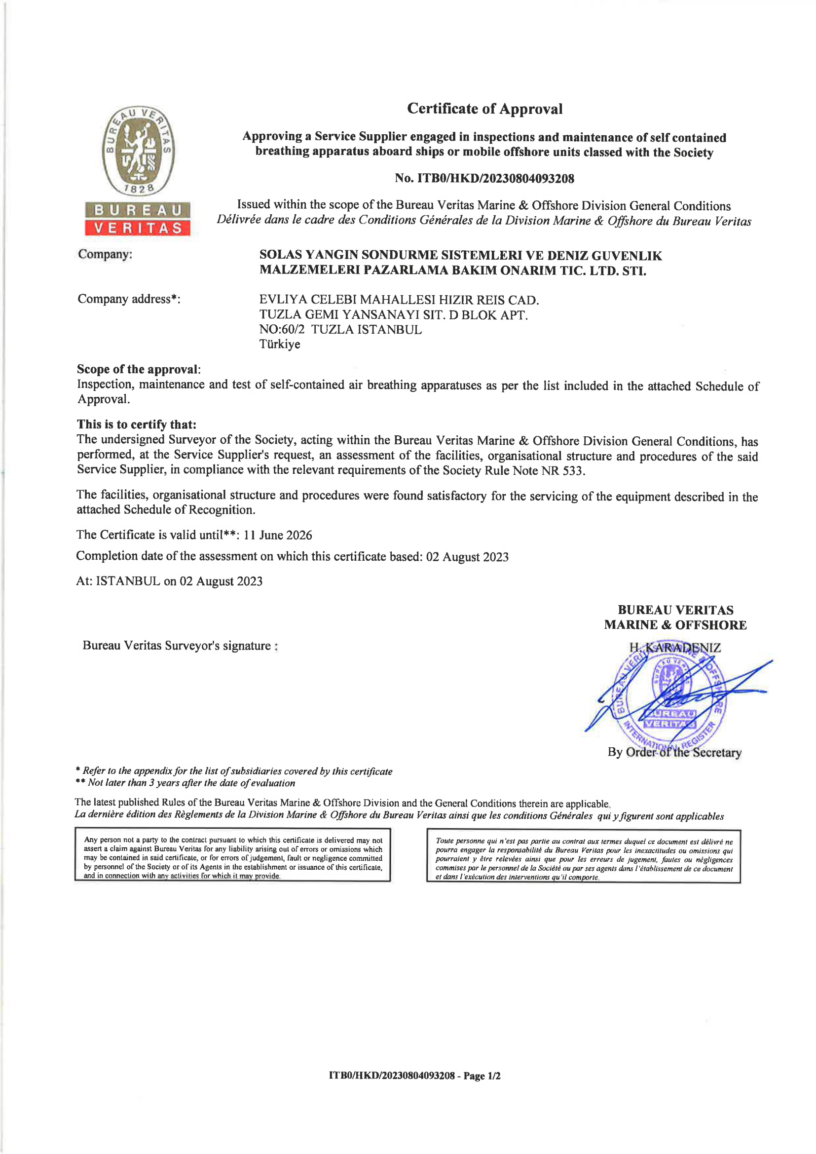Certificate 2