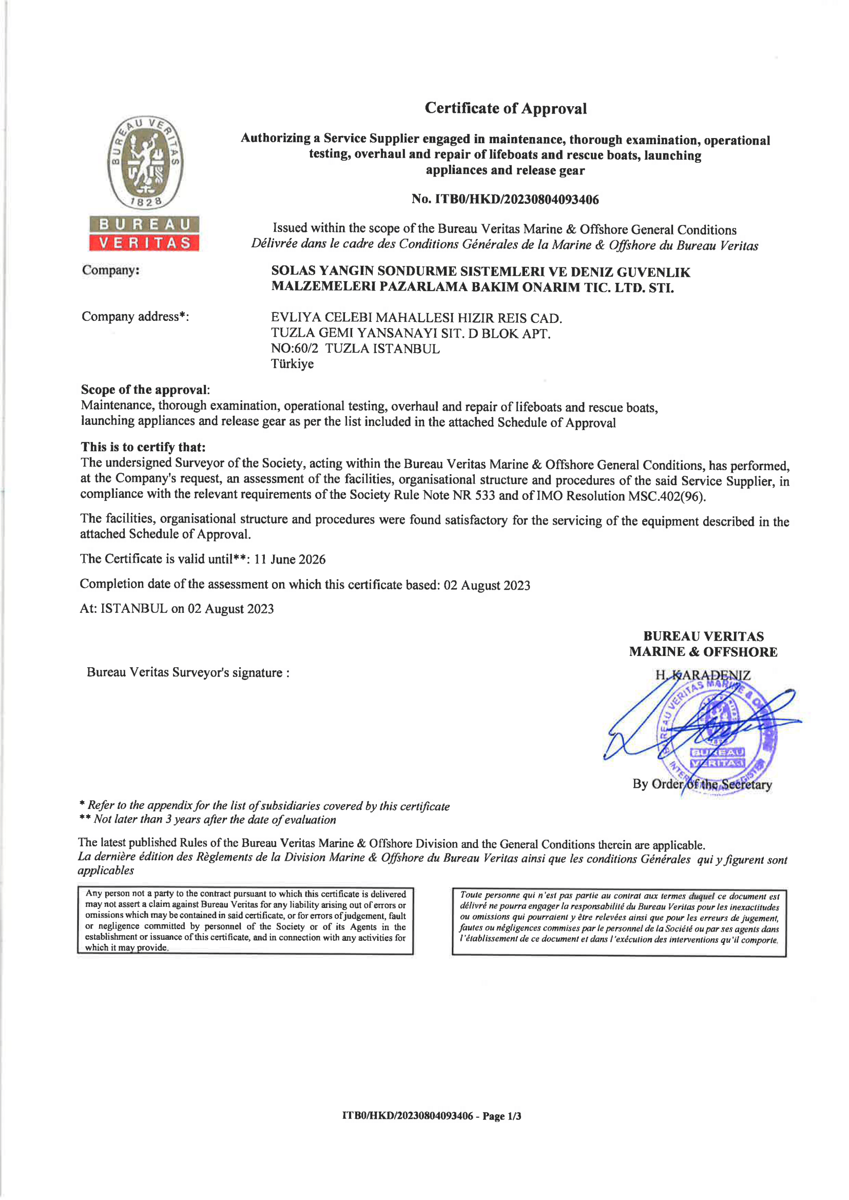 Certificate 2