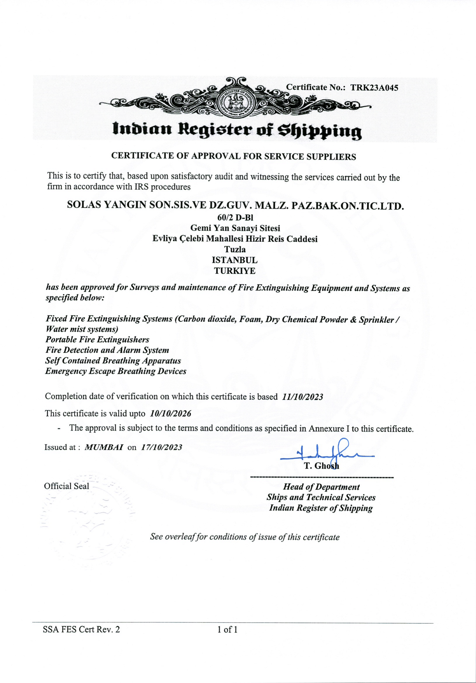 Certificate 2