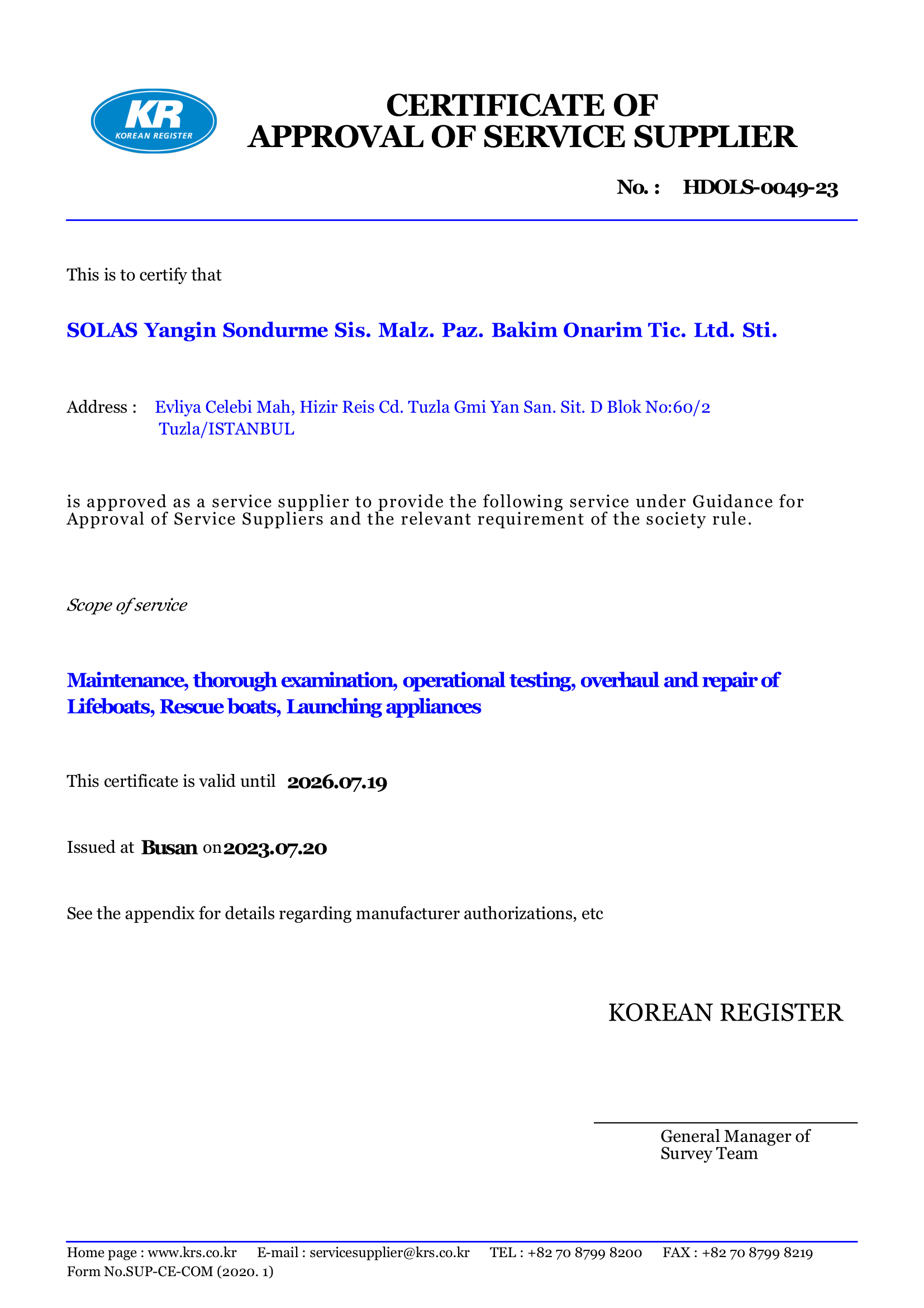 Certificate 2